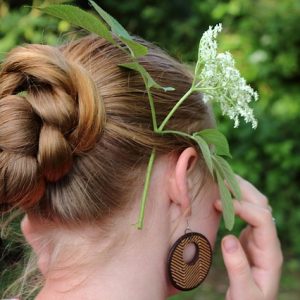 花のようなヘアー